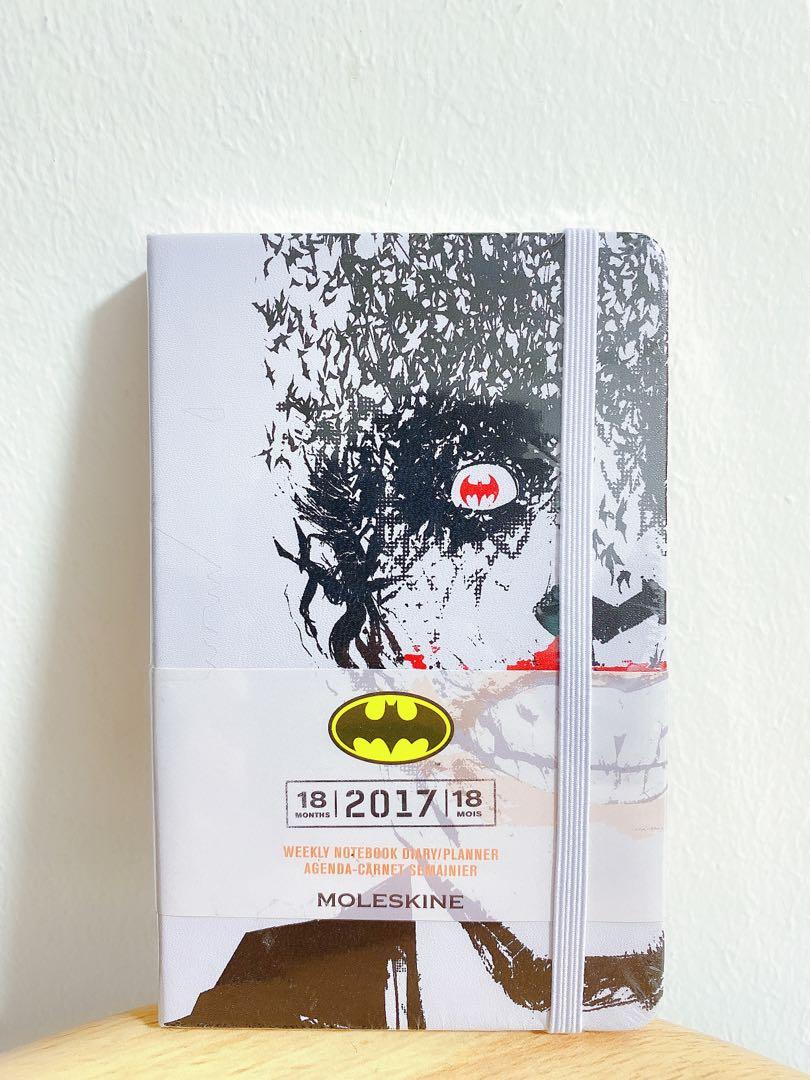 (Reserved) Moleskine Batman Limited Edition Hard Cover 20162017 Weekly 18 Month Notebook