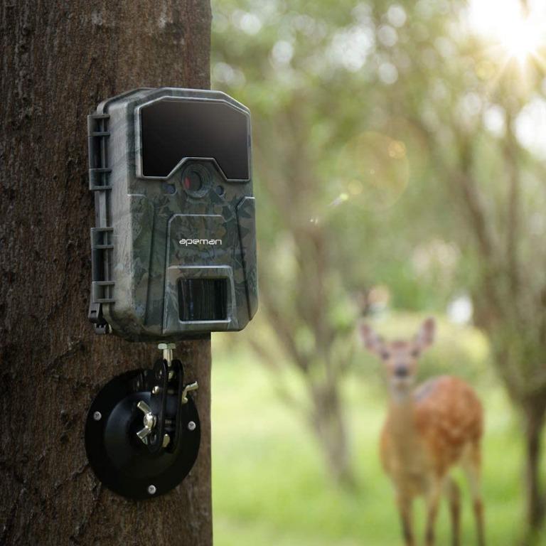 N) APEMAN Trail Camera 20MP 1080P Wildlife Camera, Night Detection