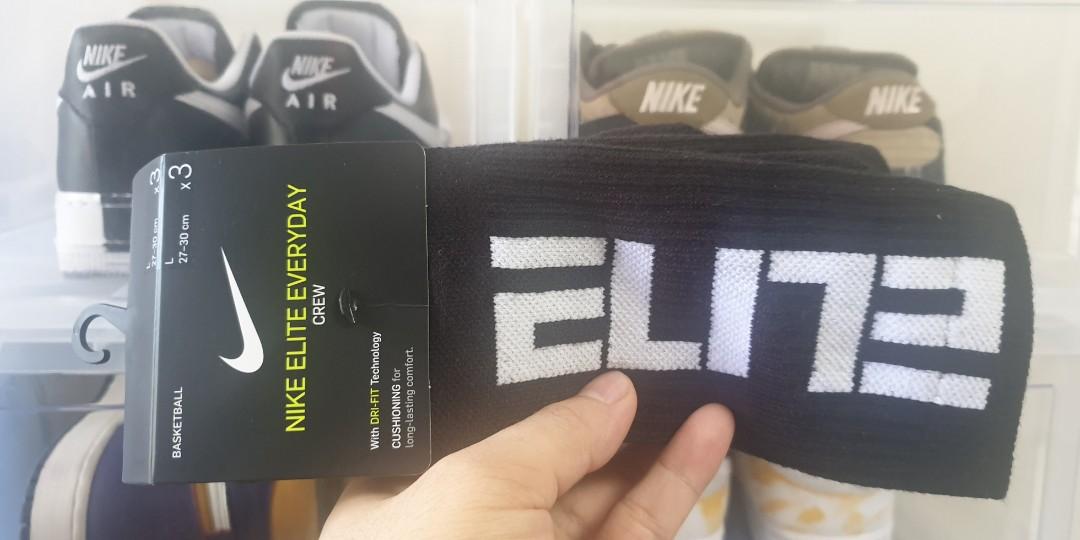 Nike Elite Crew Basketball Socks 3 Pairs Men S Fashion