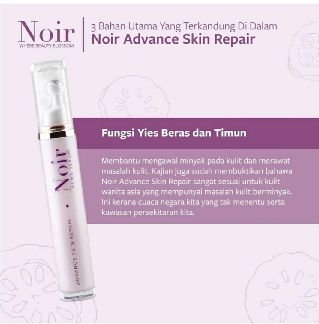 Noir Serum Acne Health Beauty Skin Bath Body On Carousell