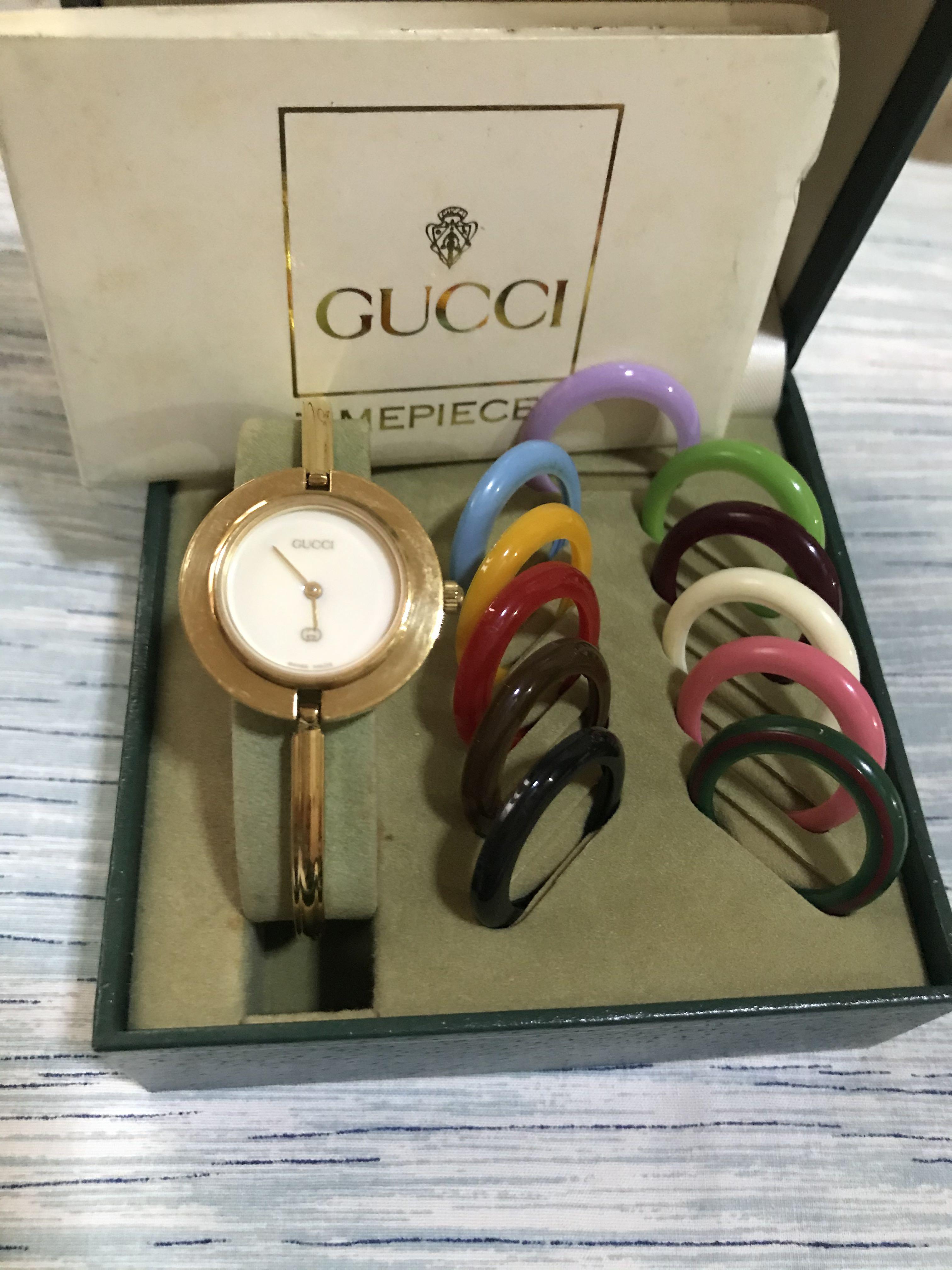 Original Gucci gold watch from japan 