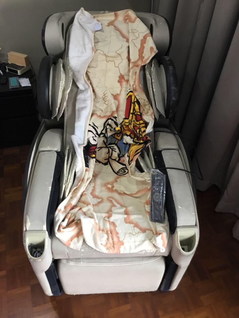 Osim massage chair online leather peeling