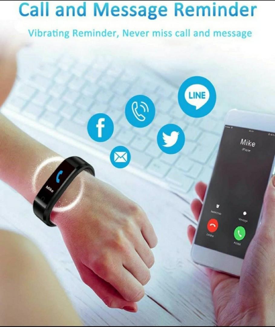 Oumuele Fitness Tracker, Mobile Phones & Gadgets, Wearables & Smart Watches on Carousell