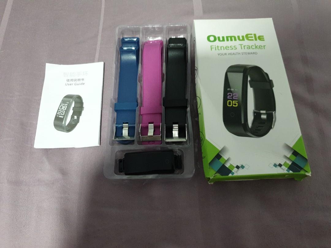 Oumuele Fitness Tracker, Mobile Phones & Gadgets, Wearables & Smart Watches on Carousell