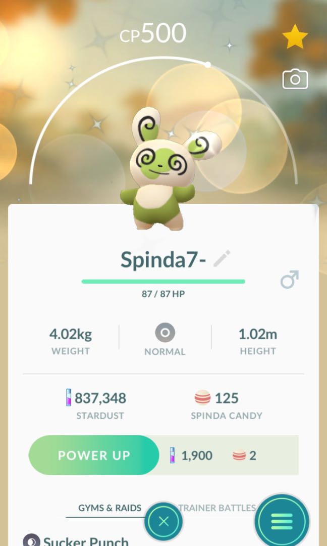 Pokemon Go 327 Spinda Form 7 Shiny Video Gaming Gaming Accessories Game Gift Cards Accounts On Carousell