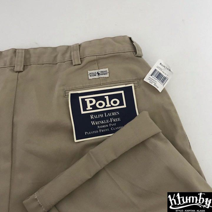 Polo ralph lauren andrew pleated chino pants sale