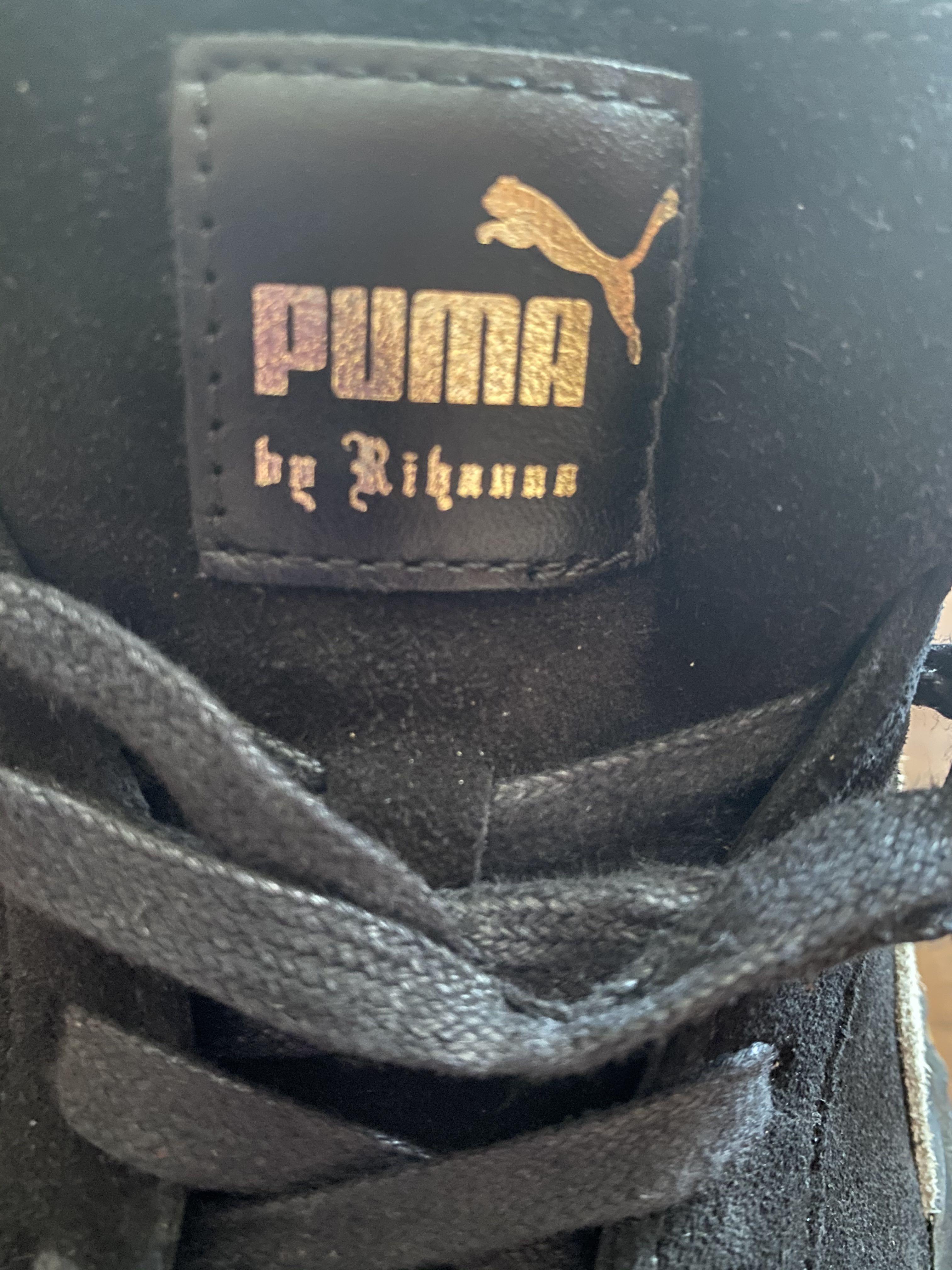 Puma Fenty By Rihanna Platform Black Suede Creepers Women S Women S Fashion Shoes On Carousell