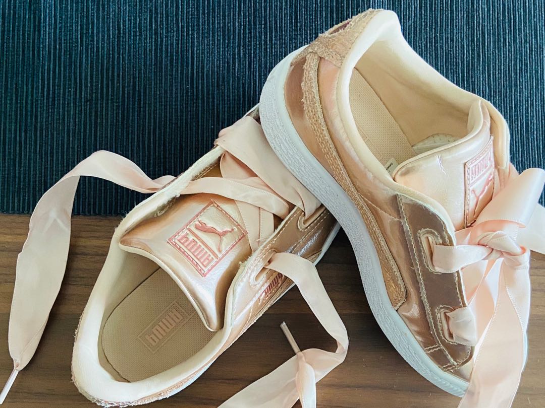 PUMA Gold Ballerina Sneakers Luxury Sneakers Footwear on Carousell