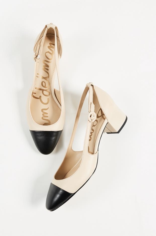 sam edelman cap toe pump