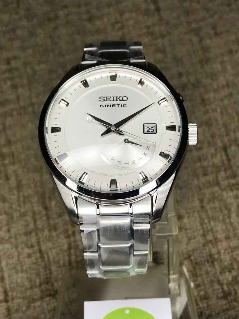 SOLD OUT Seiko Kinetic SRN043P1 Quartz Gents Dress Watch SRN043P SRN043 Men s Fashion Watches Accessories Watches on Carousell