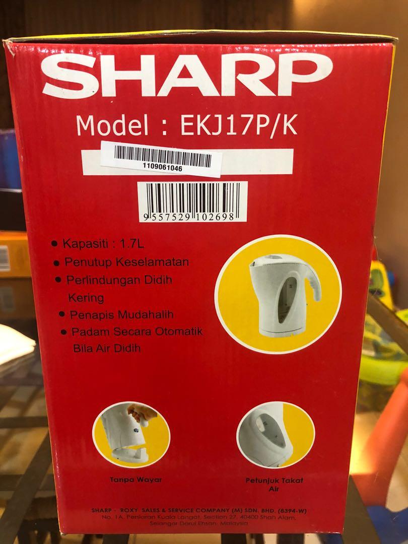 Sharp Kettle (Category: Kettles & Airpots) located in Bangi. Submitted by nuddya (Listing ID 1006798467, Image 2). Description: Never used, good for student used.