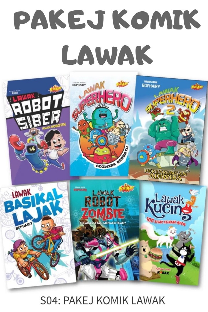 Siri Komik Lawak Books Stationery Books On Carousell