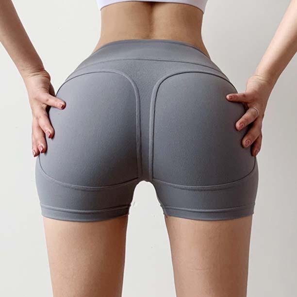 S/M/L Sexy Women's Yoga Sport Training Peach Bum Shorts (5 color)  高腰運動健身褲瑜珈短褲蜜桃褲, 女裝, 運動服裝- Carousell