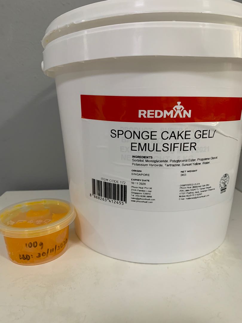 Sponge Gel/ Emulsifier / Ovalette, Food & Drinks, Fresh Produce on