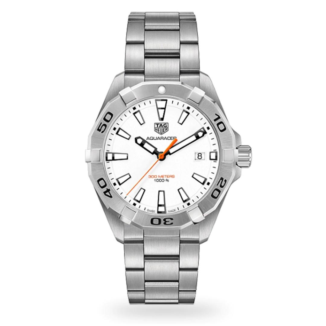 Tag aquaracer shop white dial