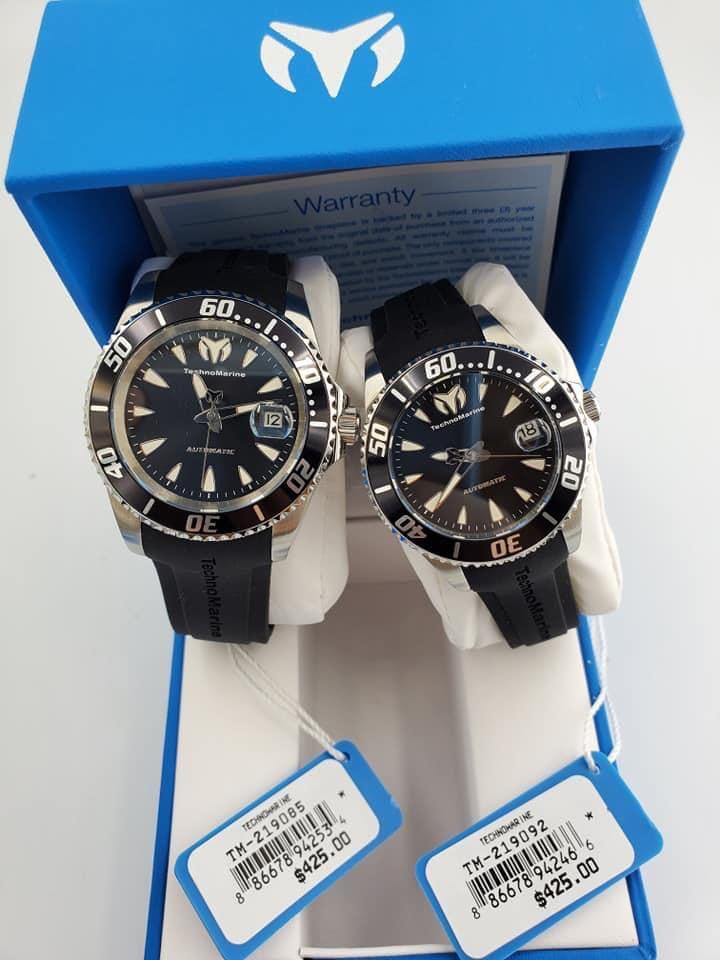 Technomarine Manta ray 2020 edition Automatic (Category: Luxury Watches) located in Paranaque City. Submitted by FLess.ph (Listing ID 1006737044, Image 1). Description: Technomarine 2020 manta ray automatic His and her 42mm and 38mm Php 11,800 each only!!! Original price is 425 dollars each!! Model Number 219085 and 219092.