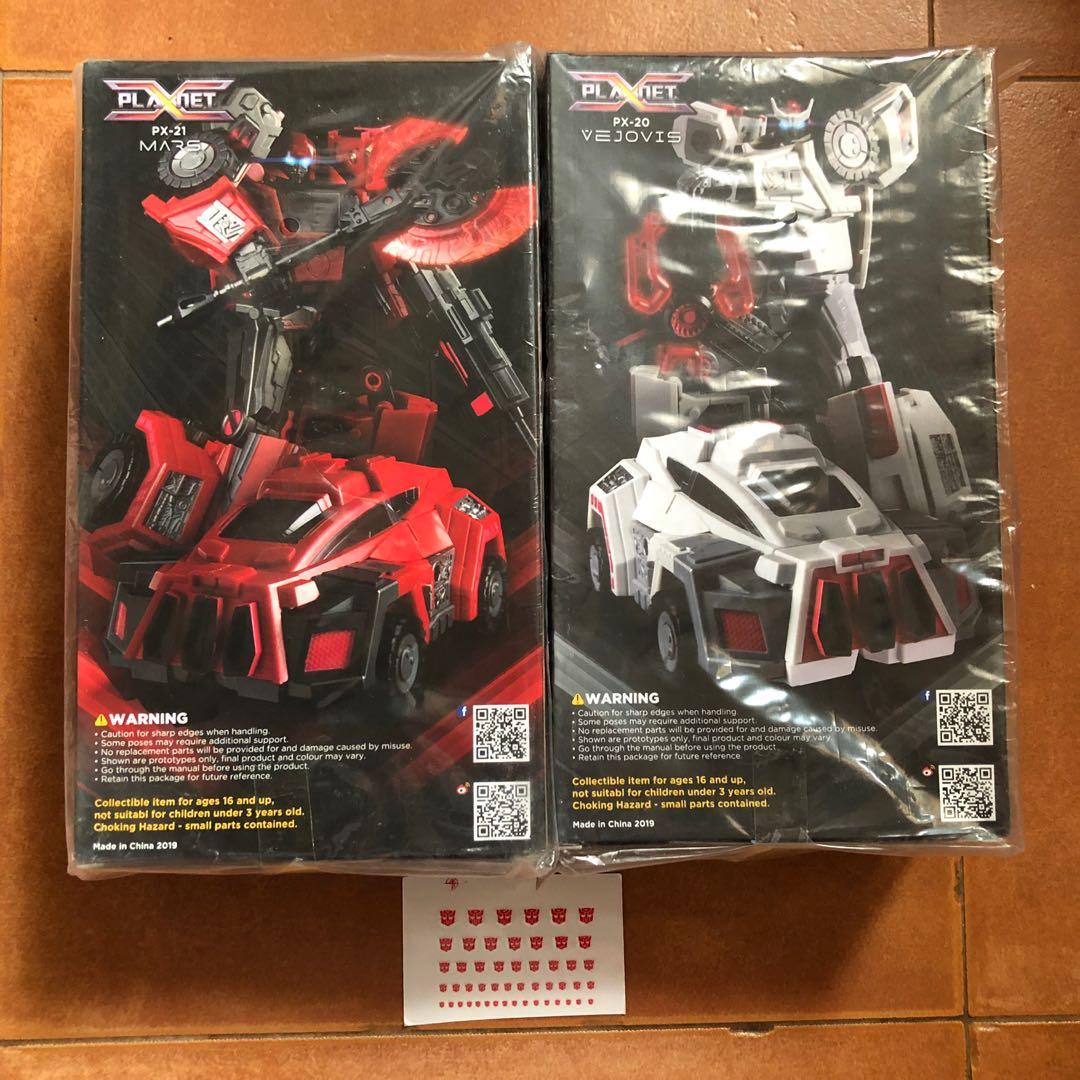 Transformers X PX20 PX20 Vejovis & PX21 PX21 Mars (aka WFC