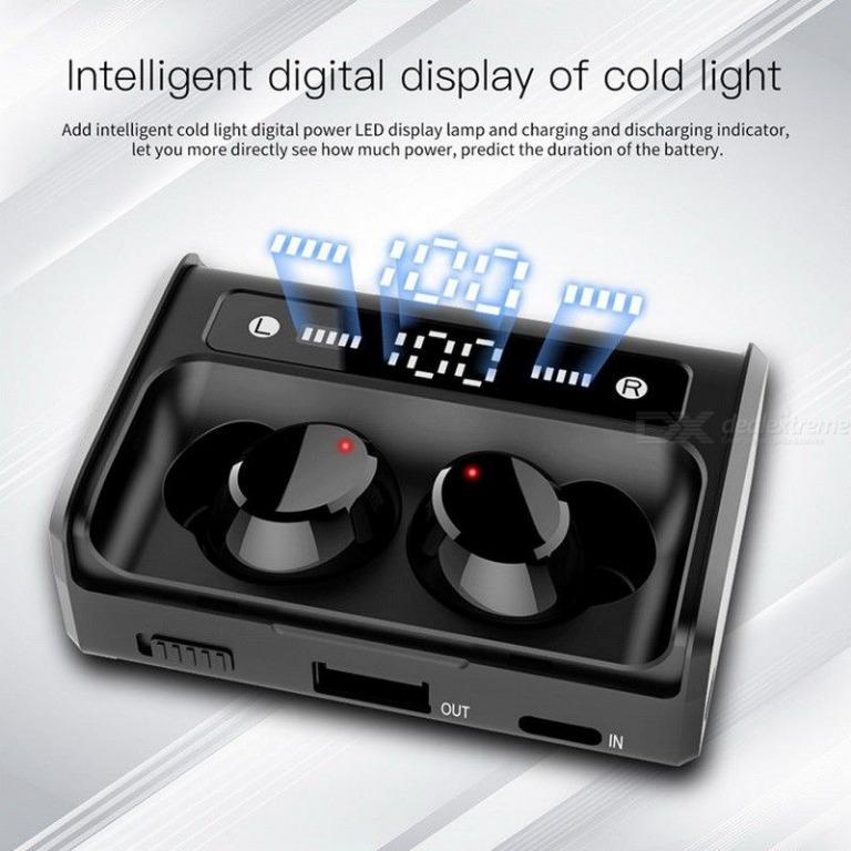 TWS Q10 Wireless Earbuds Sports Earphone Stereo Bluetooth Headset With 3500mAh Charging Box For Phone