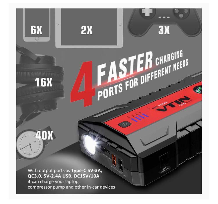 Vtin car cheap jump starter