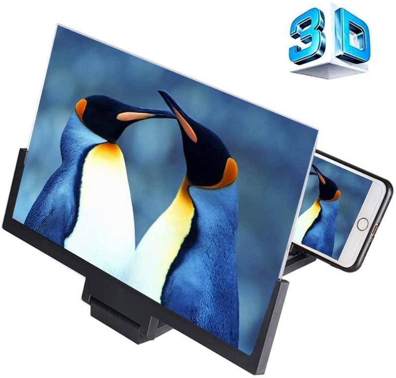 12 Inch Screen Magnifier For Cell Phone 3d Smartphone Screen Enlarger Hd Movie Amplifier Magnifying Glass With Foldable Stand For Iphone Samsung And All Other Mobile Phones Electronics Others On Carousell