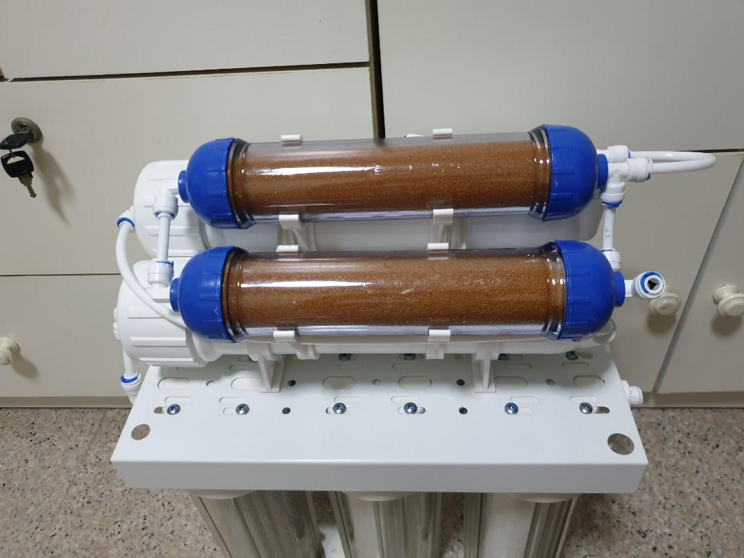 7 stage RODI filter unit 200/300GPD Aquatron dual reverse osmosis