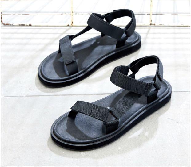 Men's criss cross clearance sandals