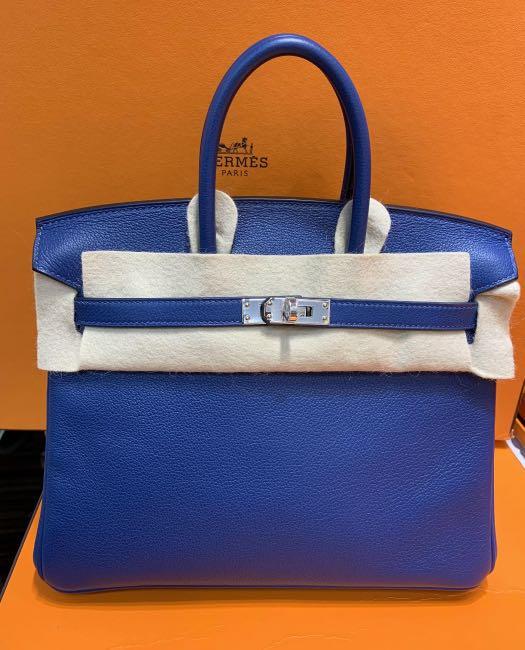 Hermes Birkin 25 S4 Deep Blue
