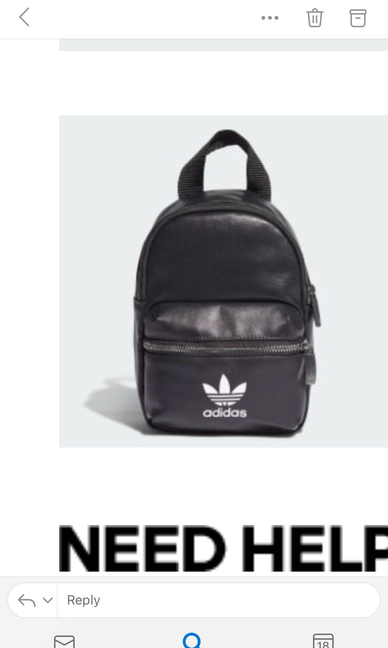adidas mini back