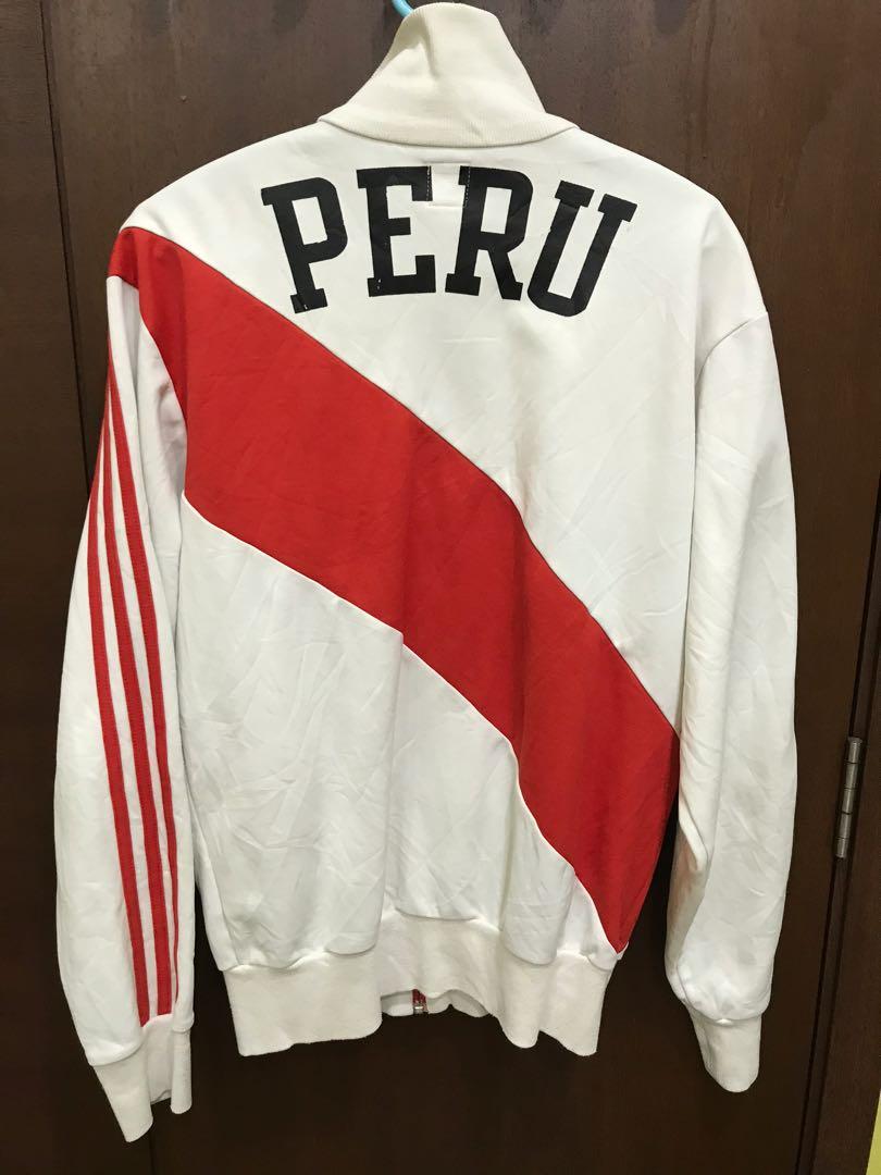 Adidas Vintage Peru Jacket Men S Fashion Clothes Tops On Carousell