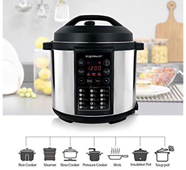 Aigostar multi pressure cooker TV Home Appliances Kitchen Appliances Cookers on Carousell