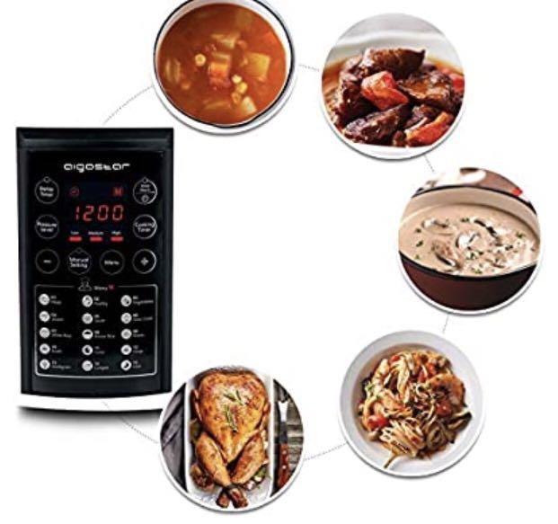 Aigostar multi pressure cooker top
