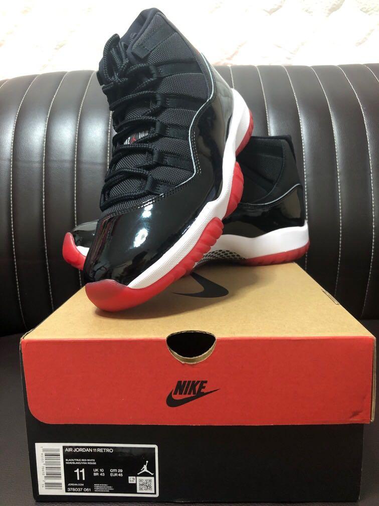 bred 11 size 11