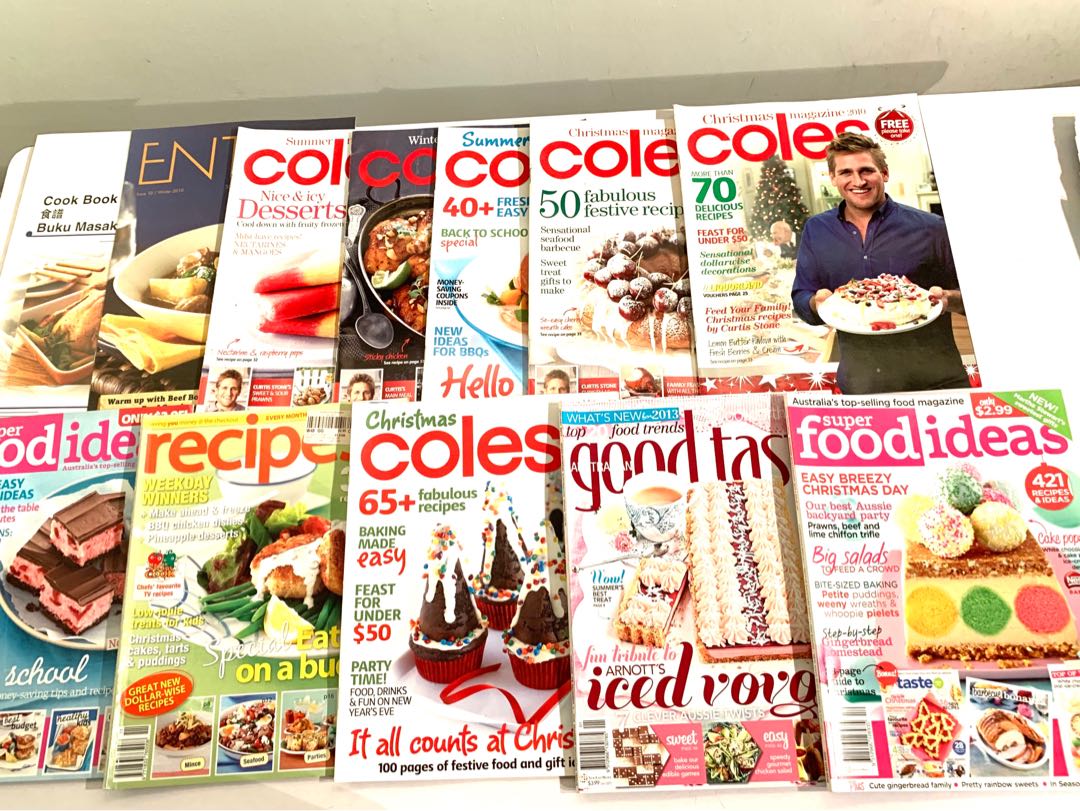 All Cooking Magazines Recipe Box Set Books Stationery Magazines Others On Carousell