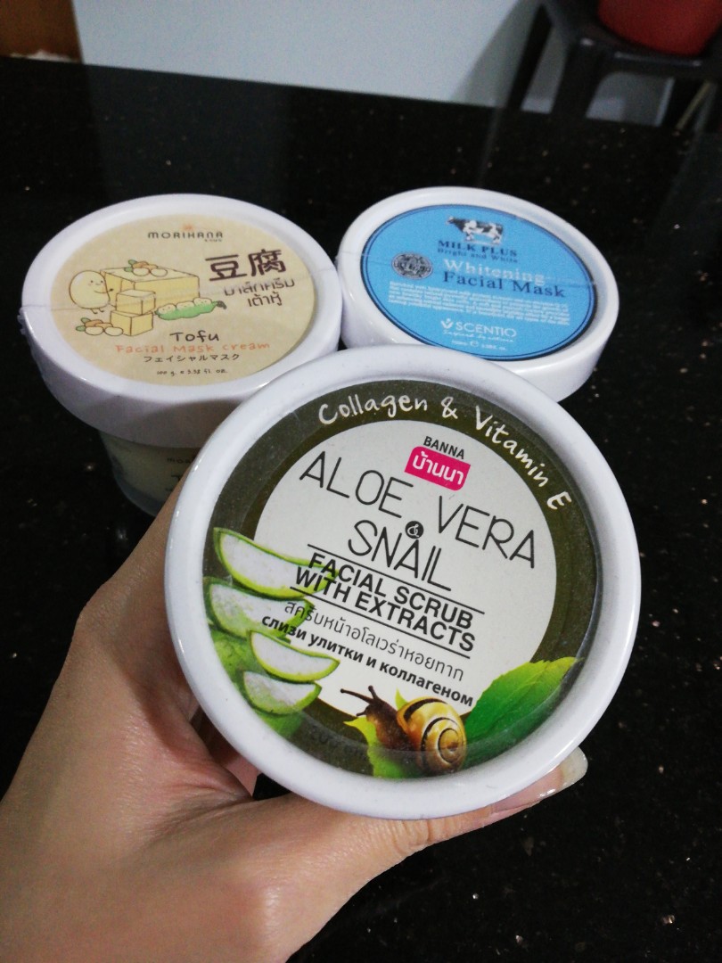 Freepos Aloe Vera Snail Facial Scrub Bangkok Thailand, Beauty