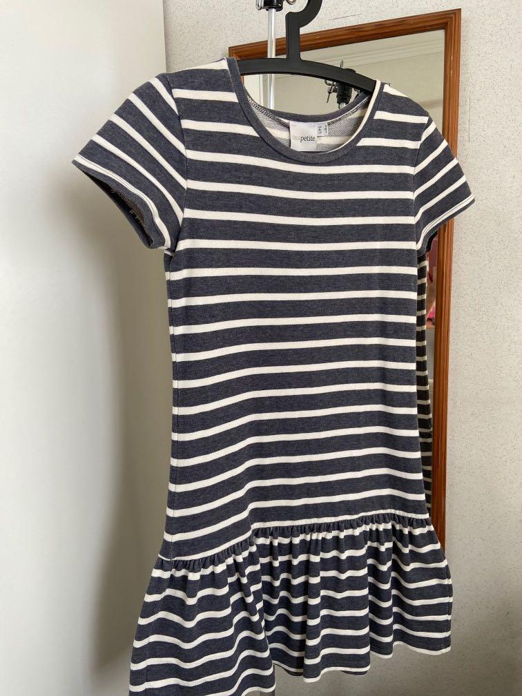 petite striped dress