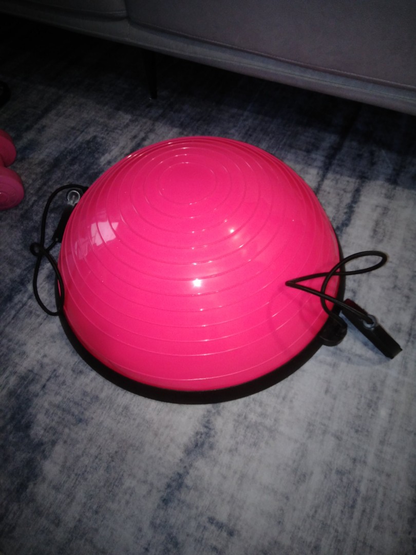 pink bosu ball