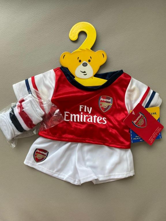 Build A Bear ARSENAL FC kit + football - Teddy bears