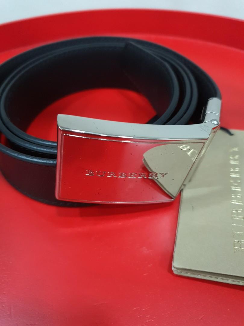 red burberry belt