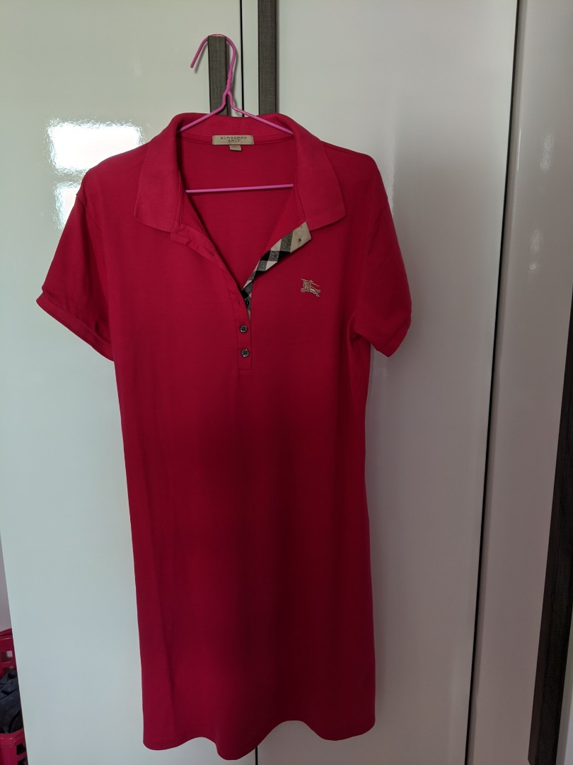 Burberry online polo dress