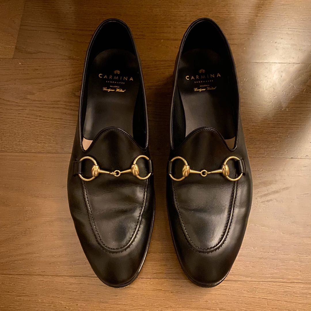 Carmina Horsebit Loafers, Men's Fashion 