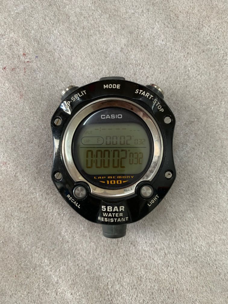 Casio Digital Sports Stopwatch HS60W, Sports Equipment, Exercise