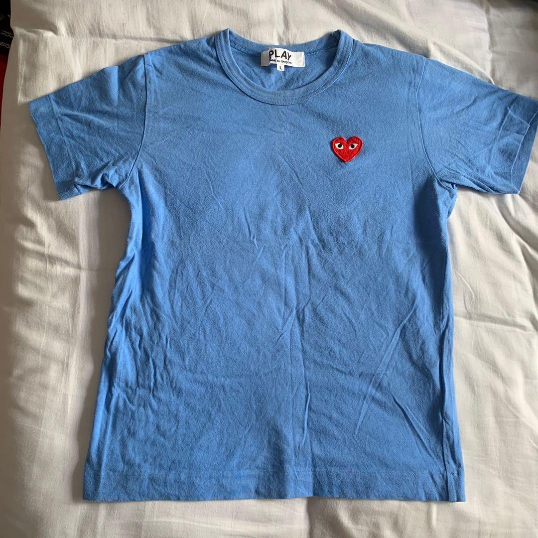CDG Play Blue T shirt