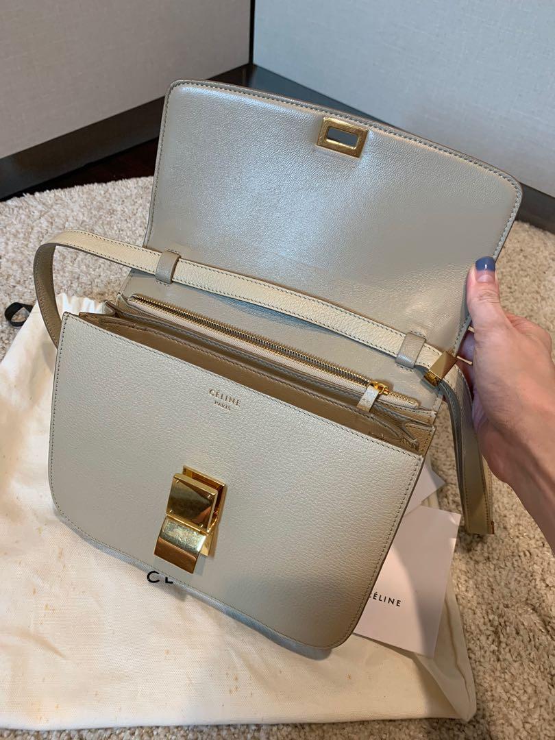 Celine Box Bag Goatskin