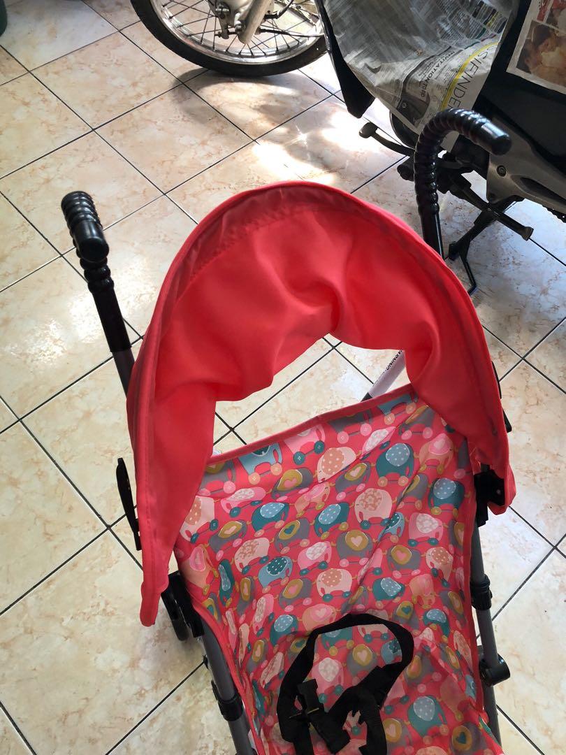 Cosco Umbrella Stroller with Canopy, Elephant Train, Babies & Kids