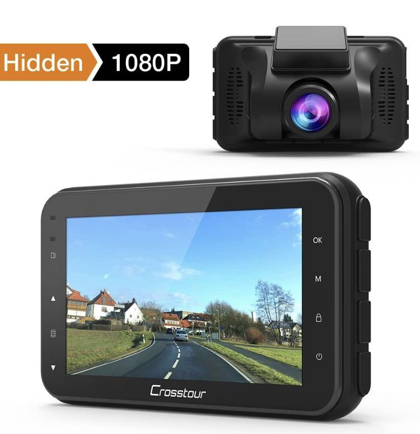 Crosstour In Car Dash Cam Mini 1080P FHD DVR Camera Video Recorder for