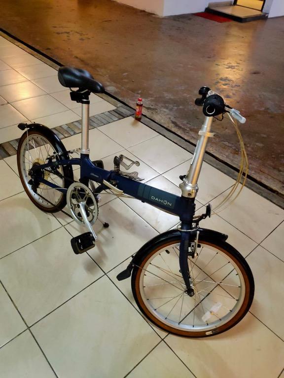 dahon vitesse d7 warna blue Sepeda Lipat Seli Import semua part