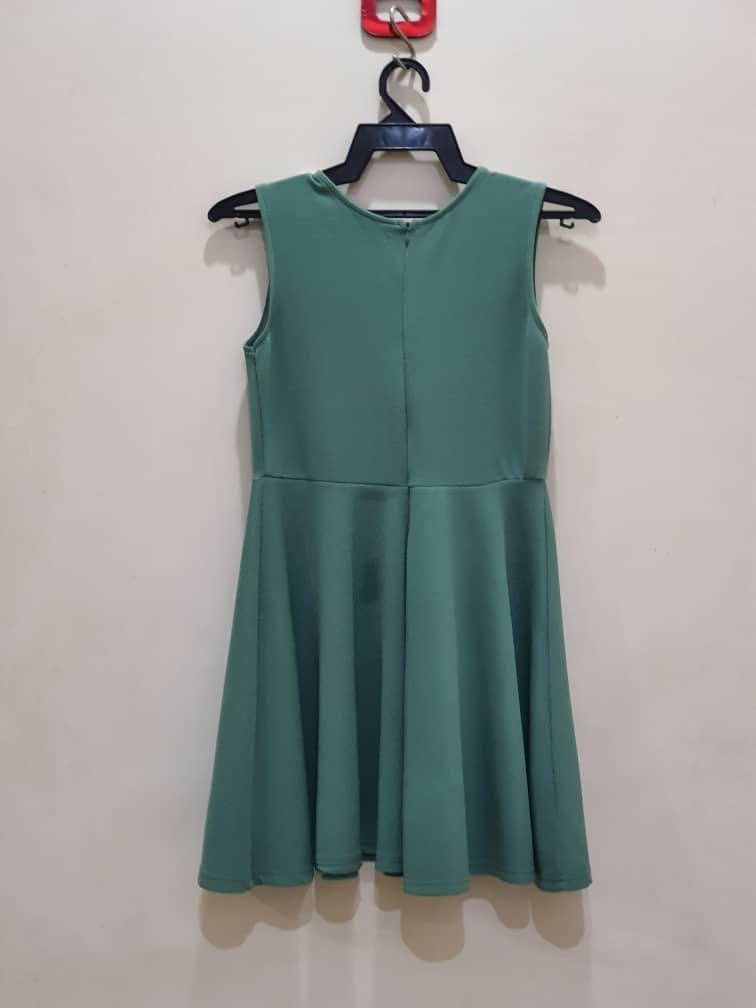 Dark mint green dress best sale