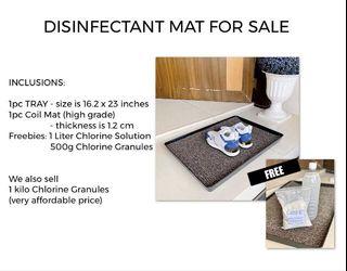 DISINFECTANT MAT WITH FREE SOLUTION
