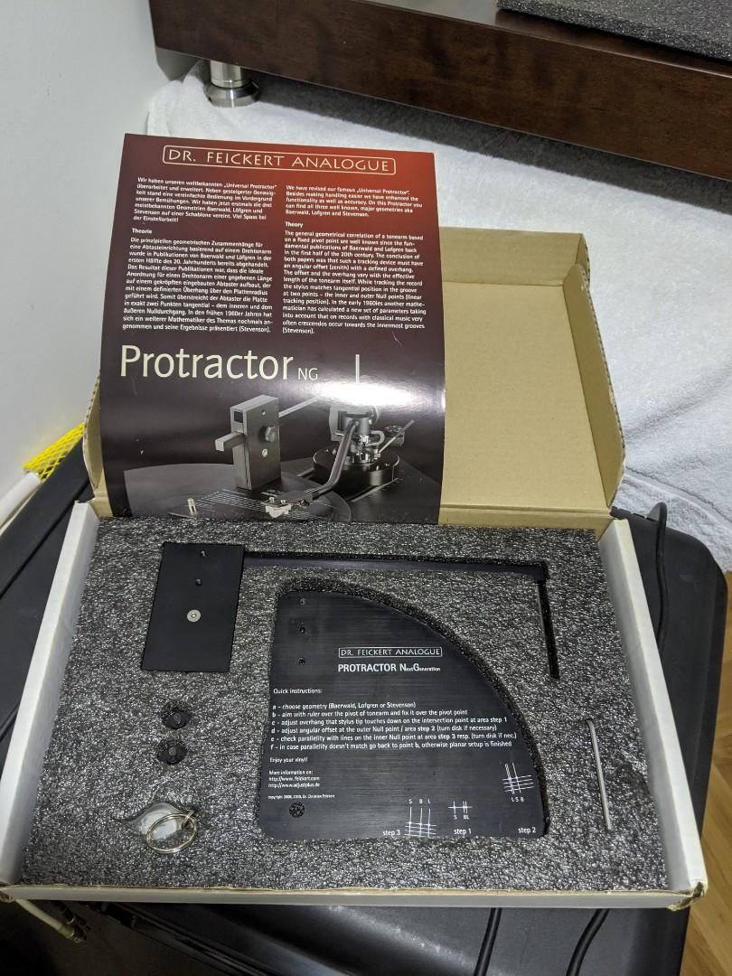 Dr. Feickert Protractor NG, Audio, Other Audio Equipment on Carousell