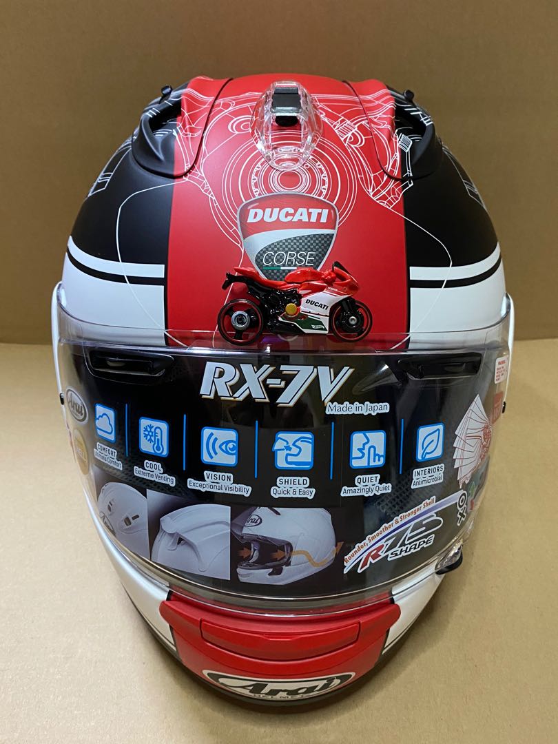 Ducati Arai RX-7V, Motorcycles, Motorcycle Accessories on Carousell